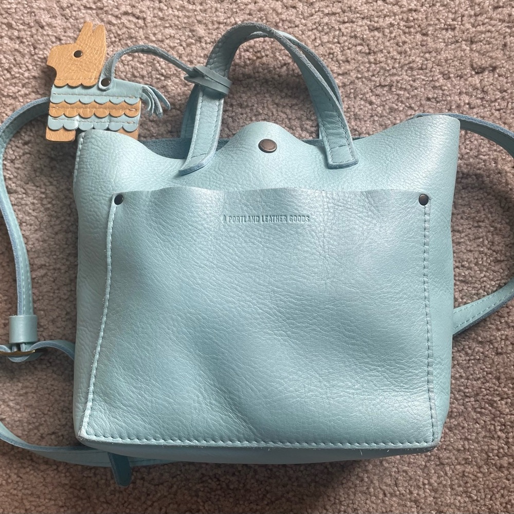Portland Leather Light Blue Women's Bag